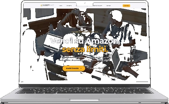 Mockup del sito Marketplace Arena
